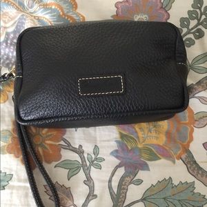 Genuine leather Dooney & Bourke cosmetic bag
